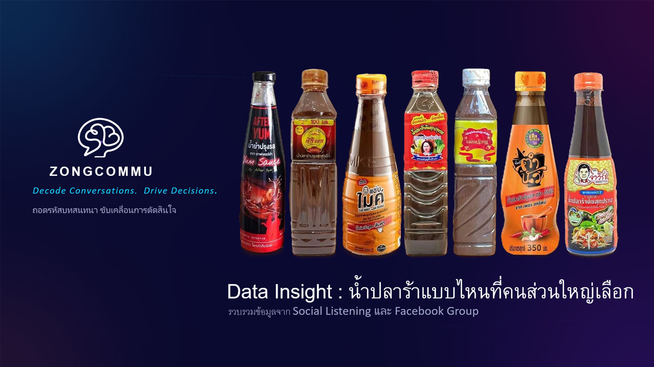 บทวิเคราะห์ Customer Narrative ของผู้บริโภคน้ำปลาร้าจาก Facebook Group